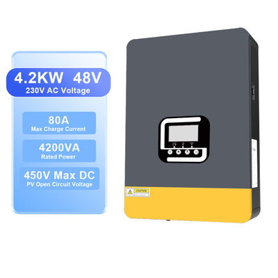 Καλή τιμή. 4Υβριδικός ηλιακός μετατροπέας 24V.2kW με ελεγκτή φόρτισης MPPT σε απευθείας σύνδεση