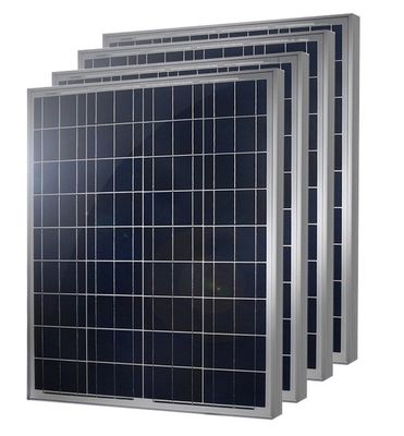 Καλή τιμή. 100w 200w Πολυκύτταρα Αλουμινίου γυάλινο ηλιακό πάνελ Off The Grid On Grid Ηλιακό πάνελ σε απευθείας σύνδεση