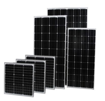18V 24V 36V 48V Αλουμινένιο γυάλινο ηλιακό πάνελ 100w Σκληρό ηλιακό πάνελ υψηλής απόδοσης