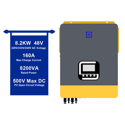 Μία έξοδος MPPT καθαρός μετατροπέας κυμάτων sinus 48V 8KVA 8000w ηλιακός μετατροπέας
