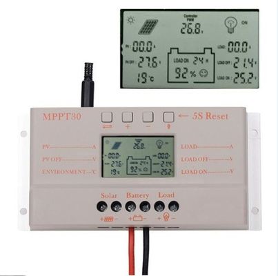 12V/24V 30 Amp MPPT Ηλιακός ελεγκτής φόρτισης 380w Για έλεγχο ηλιακού συστήματος