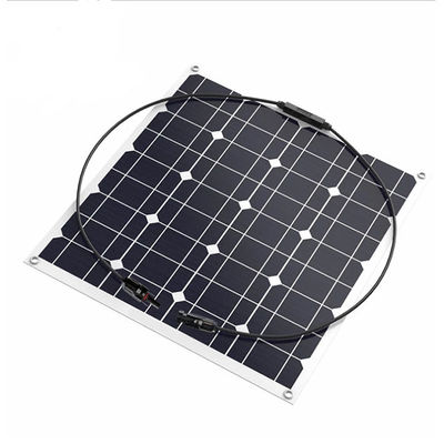 Καλή τιμή. Μικρό ισχυρό ηλιακό πάνελ 12v 50w ημιευέλικτο μονοκρυσταλλικό ηλιακό πάνελ σε απευθείας σύνδεση