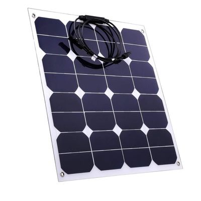 Καλή τιμή. Ευέλικτο ηλιακό πάνελ 18v 50w καμπυλωτό μαλακό λεπτό φιλμ Ηλιακό πάνελ C60 κύτταρο σε απευθείας σύνδεση