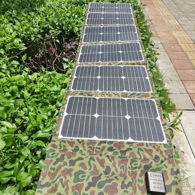 Φορητό αναδιπλούμενο ηλιακό πάνελ 120w 100w αναδιπλούμενο ηλιακό πάνελ για υπαίθριες πεζοπορίες
