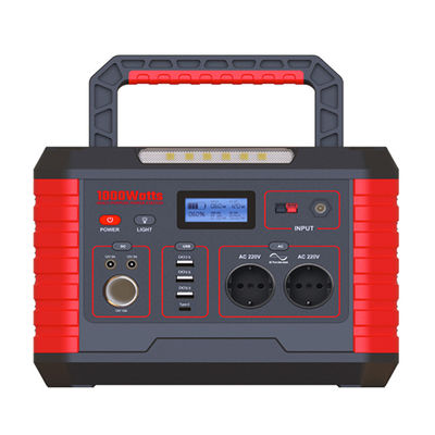Αναφορτιζόμενο 1000w 500W φορητό σταθμό ενέργειας 500 Watt Power Bank ισχυρό