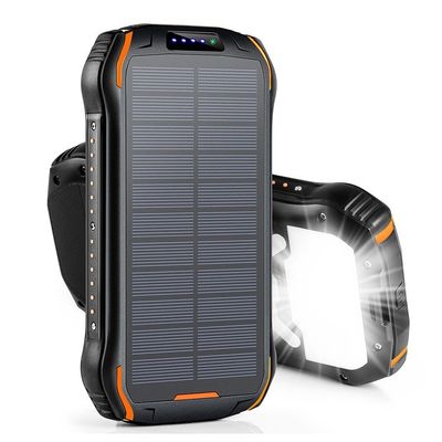 26800mAh Φορητή Ηλιακή Τράπεζα Ενέργειας Με Ασύρματη Λειτουργία IPX7 Αδιάβροχη