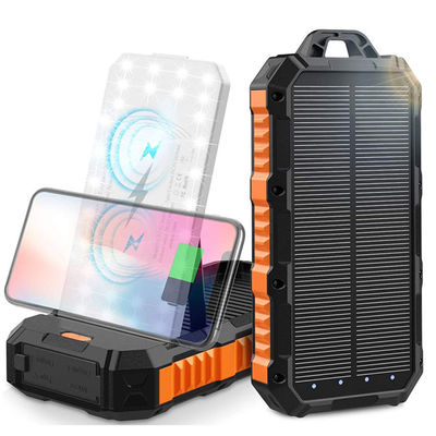 ABS PC εξωτερική ασύρματη 30000mAh Ηλιακή Τράπεζα Ενέργειας με Ηλιακό Πίνακα