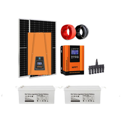 Εκτός δικτύου πλήρες σετ 10kw ηλιακού συστήματος με αποθήκευση μπαταρίας CE Rhos Fcc πιστοποιητικό