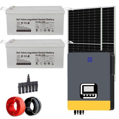 10KW Ηλιακό Σύστημα Υβριδικό Οικιακό Ηλιακό Σύστημα με μπαταρία GEL και καθαρό κύμα sinus