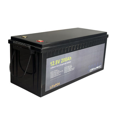 Ενσωματωμένη στη BMS Ηλιακή μπαταρία LiFePo4 12V 200Ah Λιθιοσίδηρο Φωσφορικό Ηλιακή μπαταρία