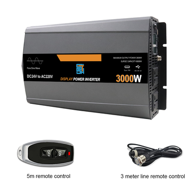 3KW καθαρός μετατροπέας ισχύος κυμάτων sinus 12V/24V/48V έως 110V/220V 3000W