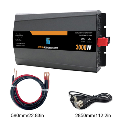 3KW καθαρός μετατροπέας ισχύος κύματος sinus 12V/24V έως 220V 6000W Πύργος