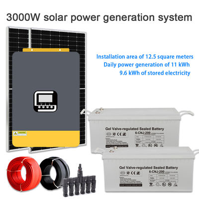 Καλή τιμή. High Quality 3KW Off Grid Solar System with MPPT Controller – Adjustable Voltage 100V–240V σε απευθείας σύνδεση