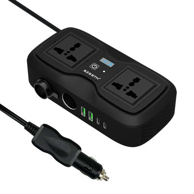 Καλή τιμή. GaN Power Driver Pro: 400W Peak Car Inverter with 2 AC Outlets & Dual USB PD Chargers | Modified Sine Wave for Home & Road Use σε απευθείας σύνδεση