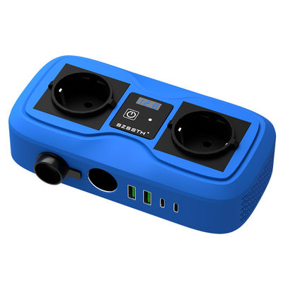 Καλή τιμή. Μετατροπέας ισχύος αυτοκινήτου 200W με οθόνη LCD και διπλές πρίζες αναπτήρα τσιγάρων, 2 θύρες USB και έξοδος AC, 12V έως 220V τροποποιημένη κύμα sinus σε απευθείας σύνδεση