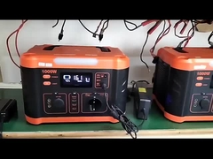 MPPT 1000 Watt Powerstation 888wh Φορητό εφεδρικό σταθμό ηλεκτρικής ενέργειας με φως LED