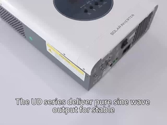 3Kw 24V 110V 220V DC σε AC Wifi Ups Pure Sine Wave Υβριδικός Ηλιακός Αντιστροφέας
